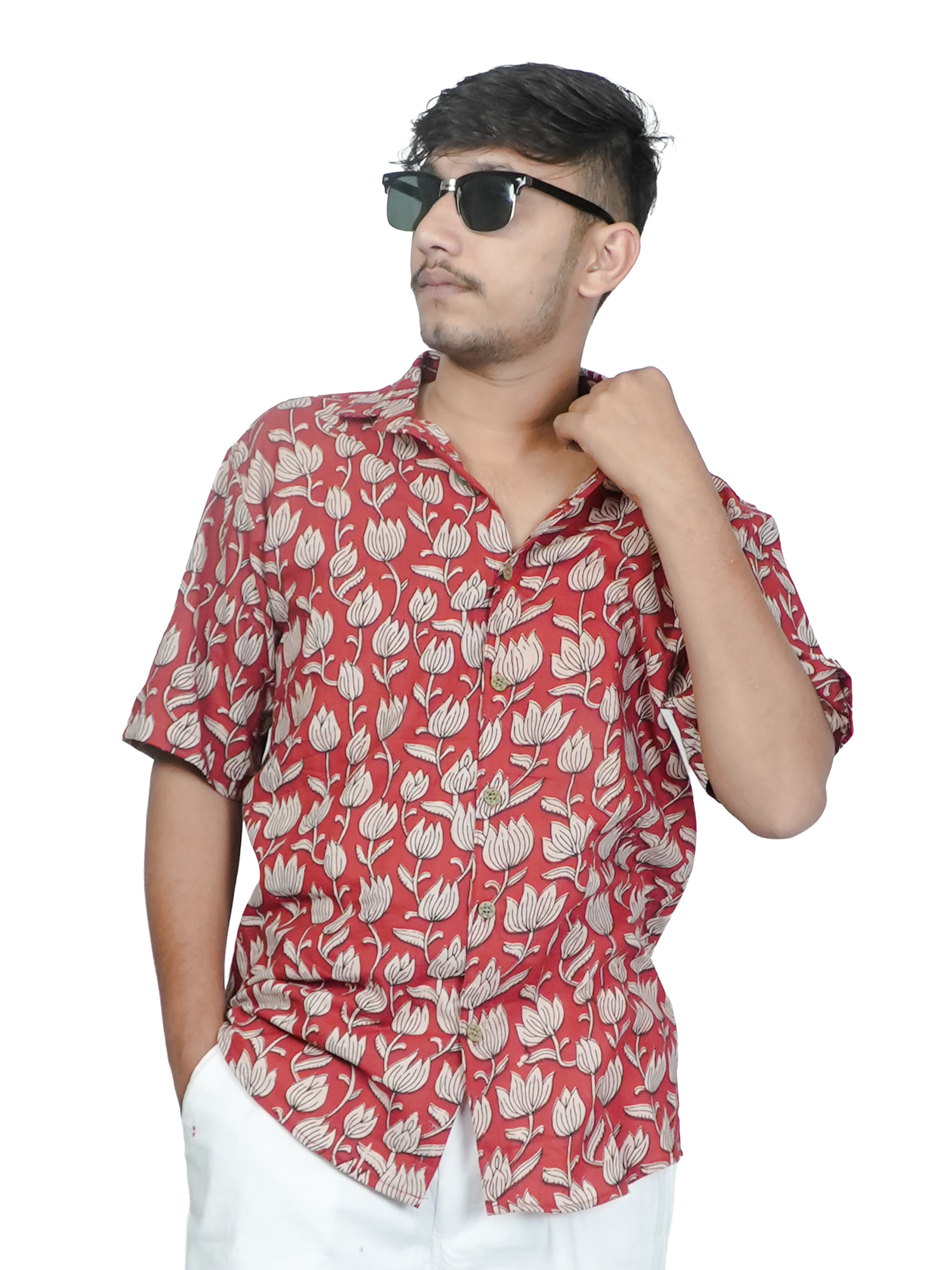 Coral Lotus Shirt