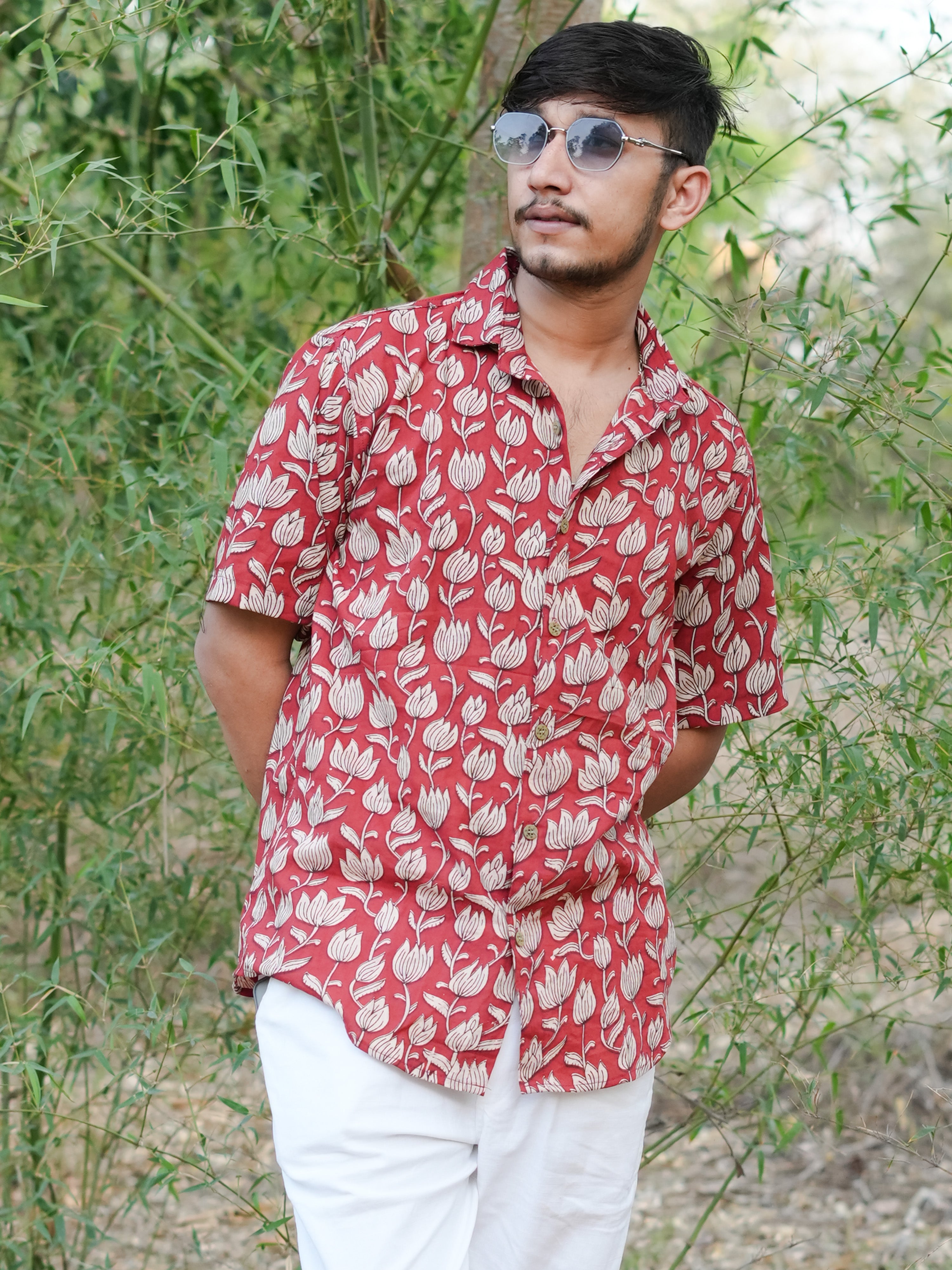 Coral Lotus Shirt
