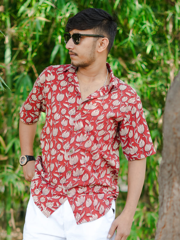 Coral Lotus Shirt