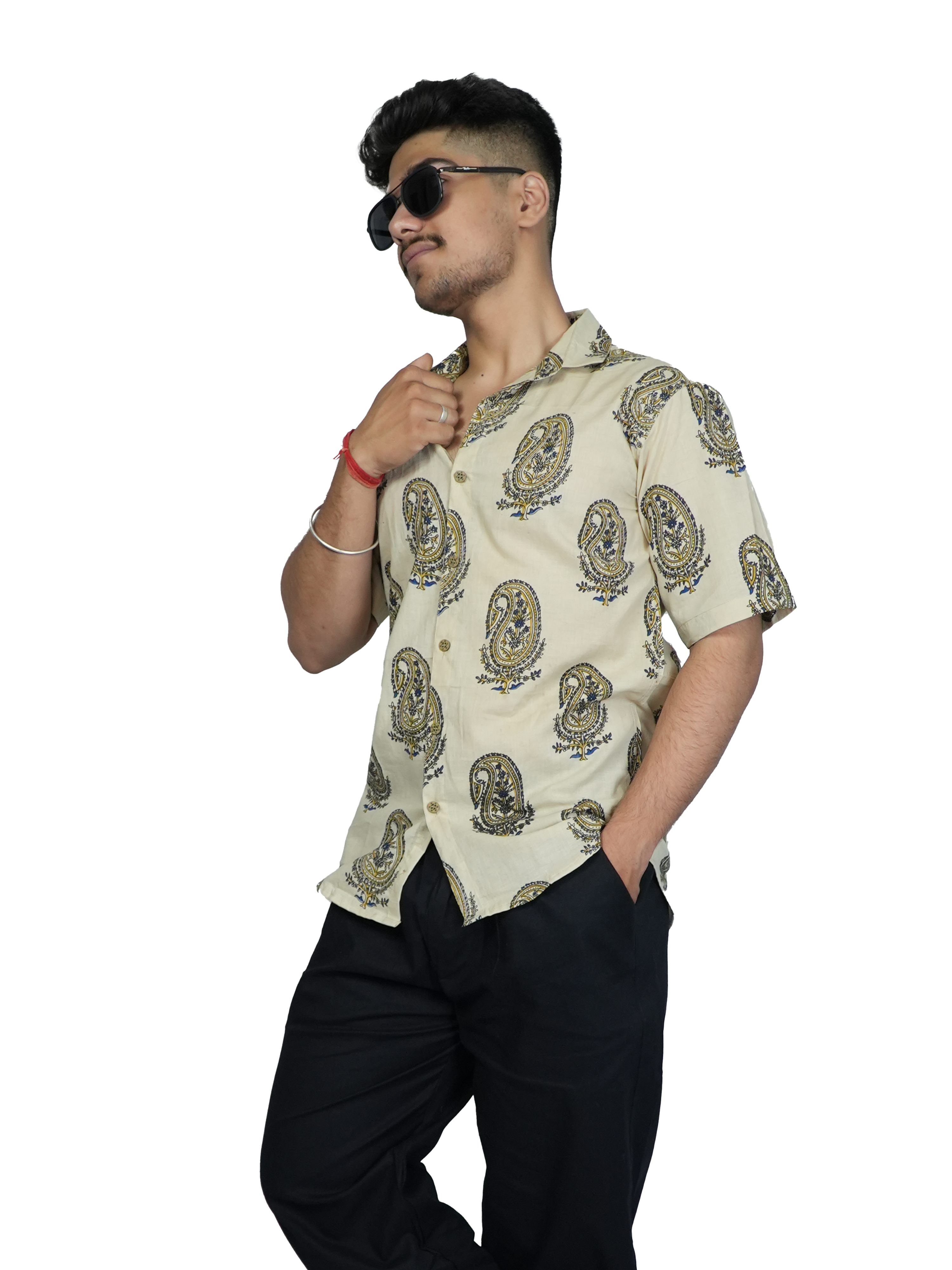 Ivory Surya Paisley Shirt