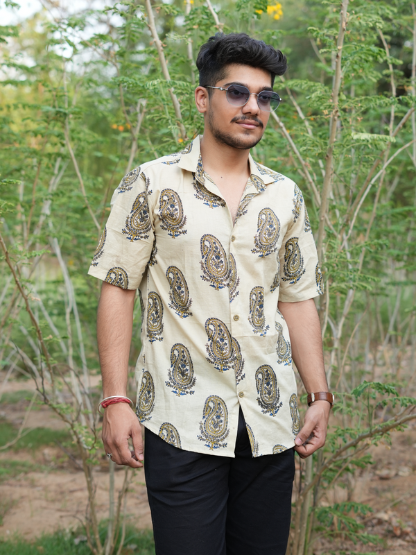 Ivory Surya Paisley Shirt
