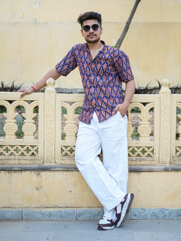 Navy Kavach Shirt