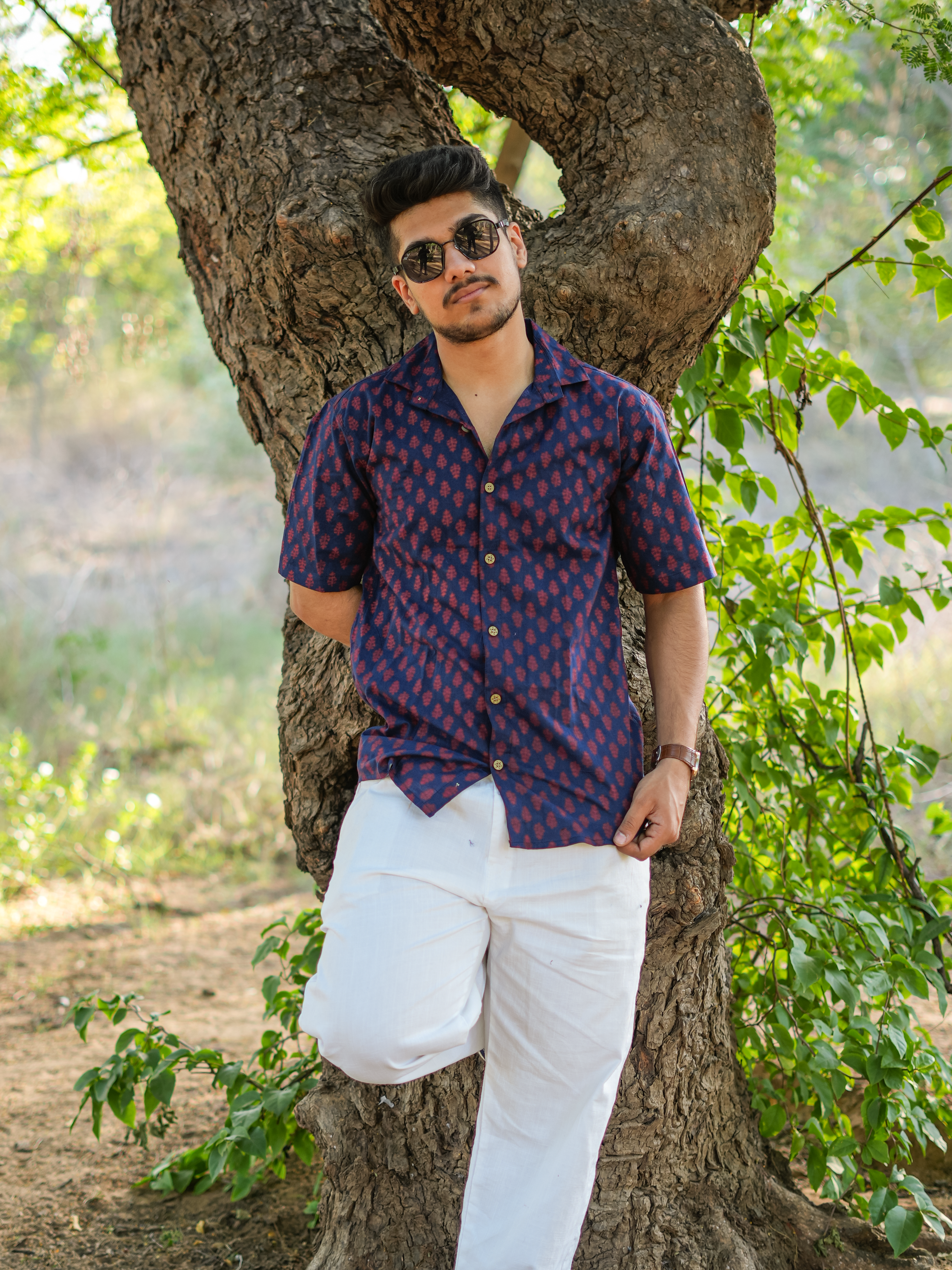 Navy Ankur Shirt