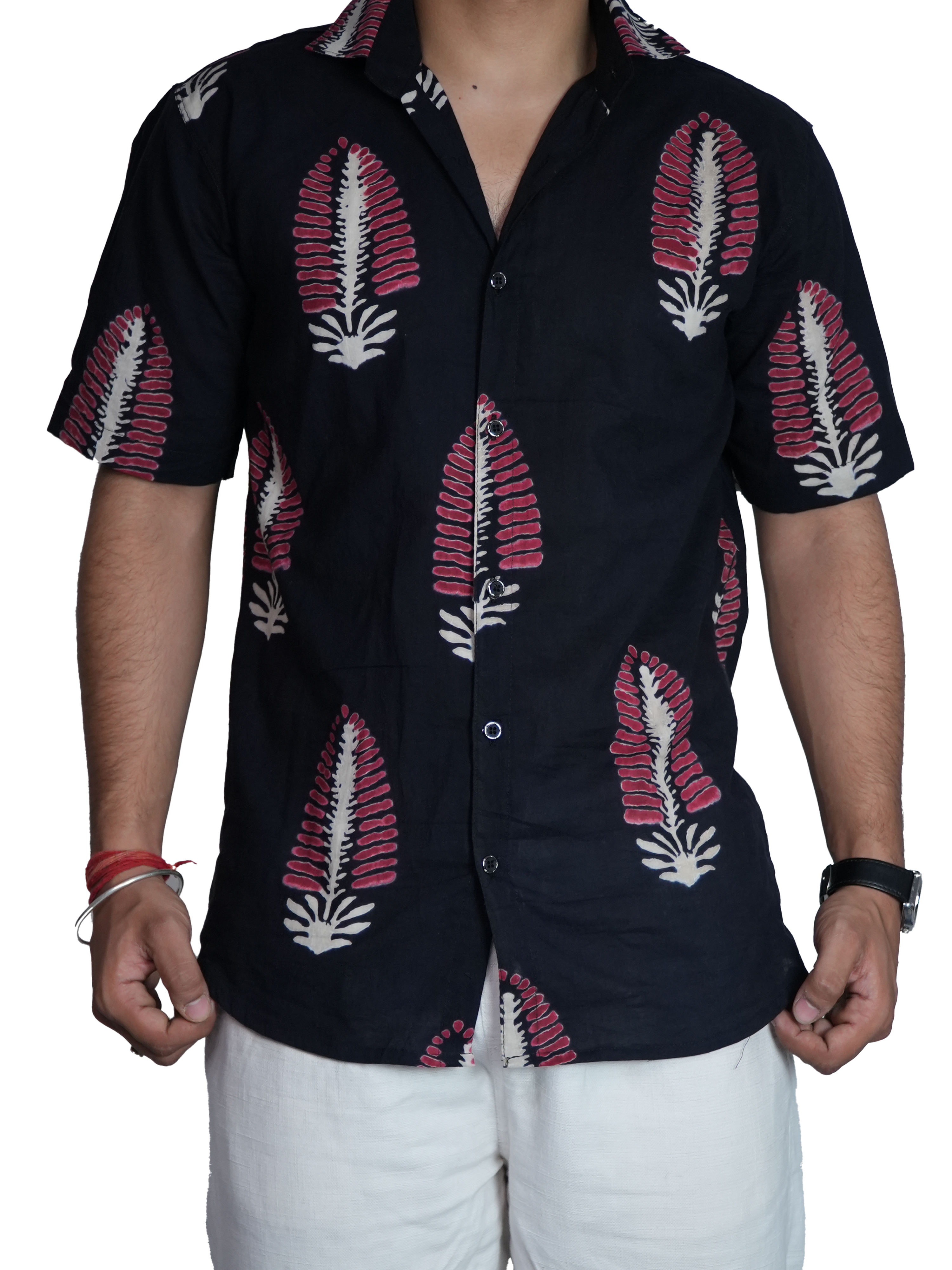 Black Shakti Plume Shirt