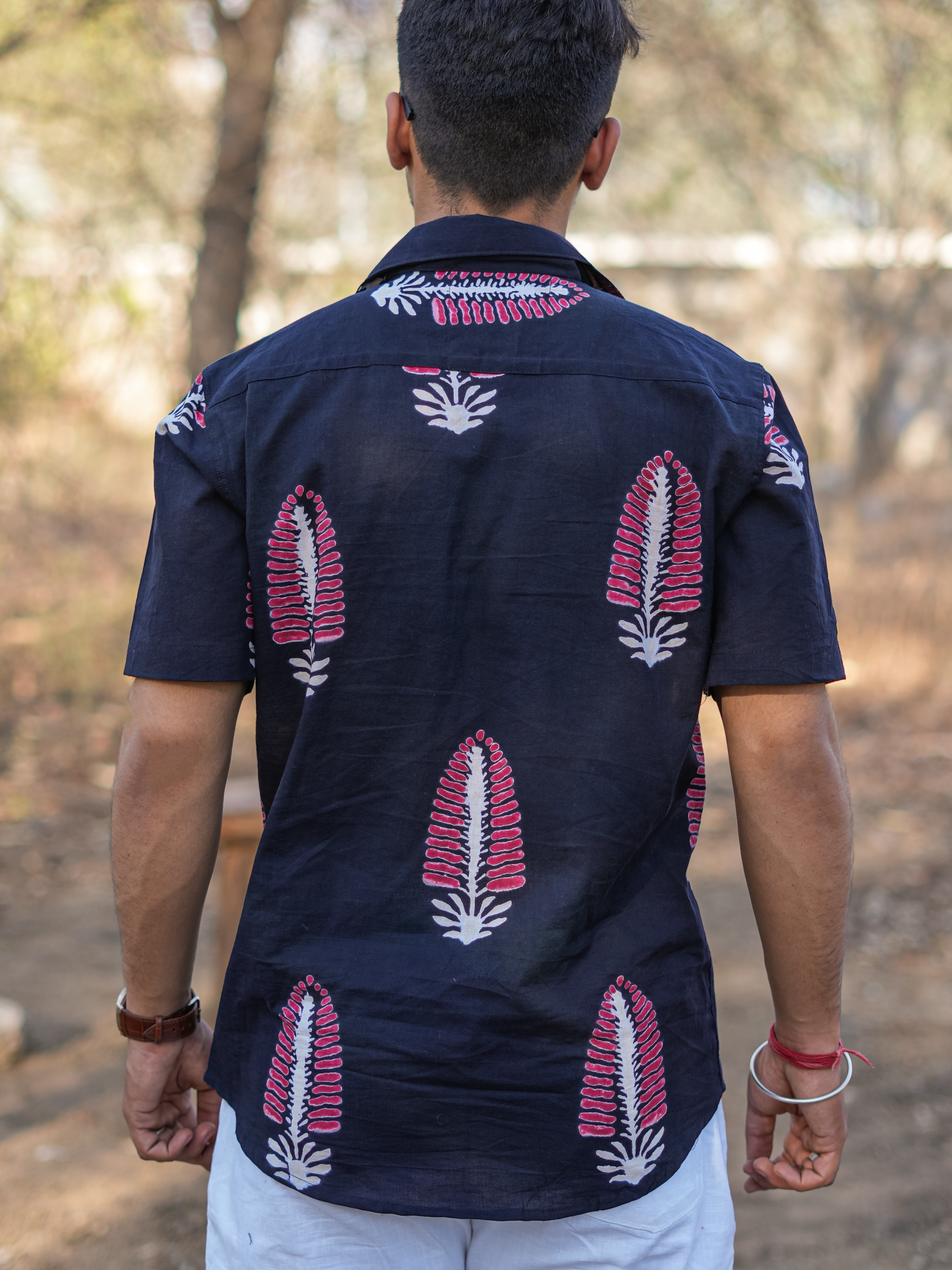 Black Shakti Plume Shirt