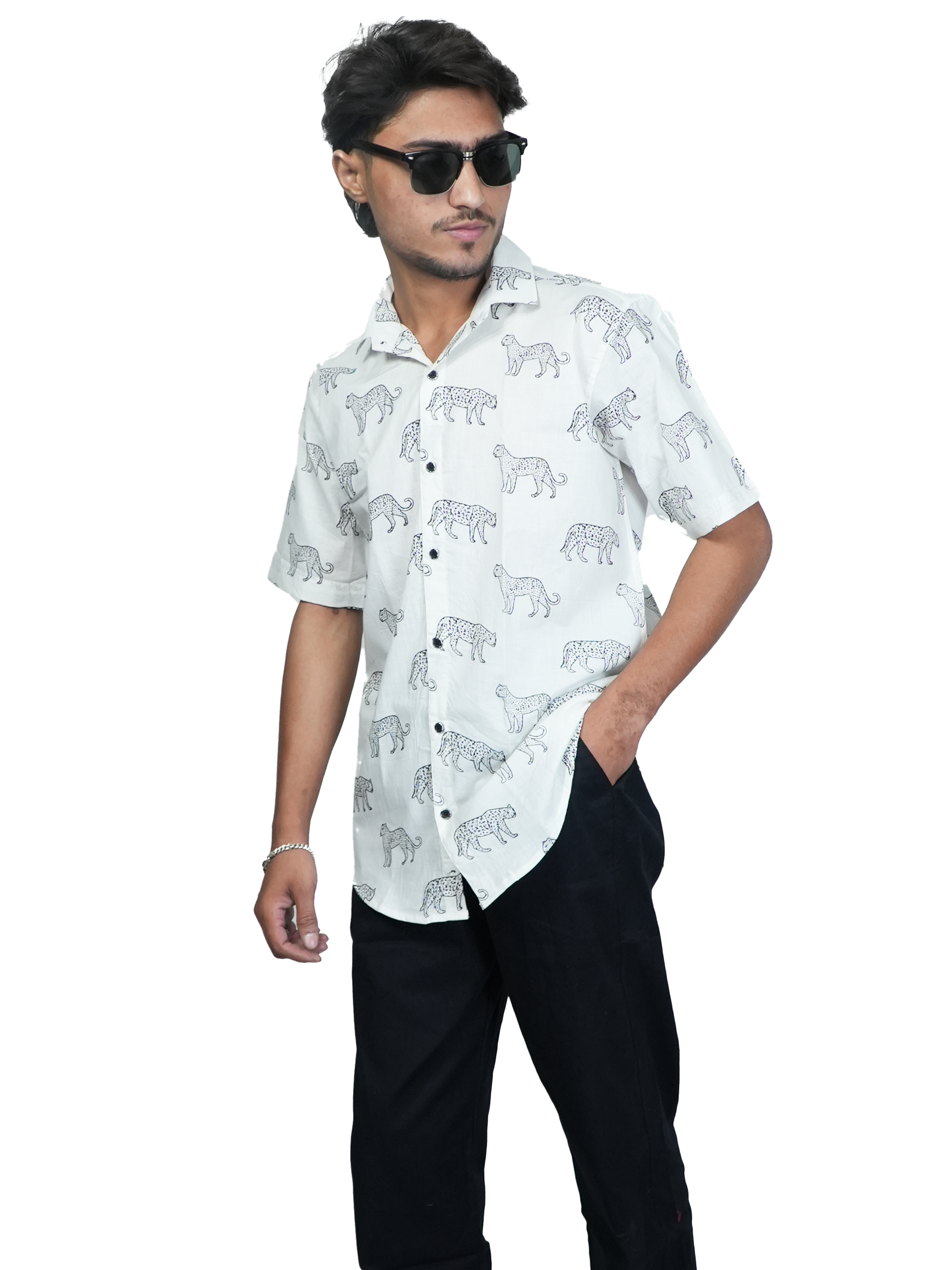 Ivory Chitra Wildcat Shirt