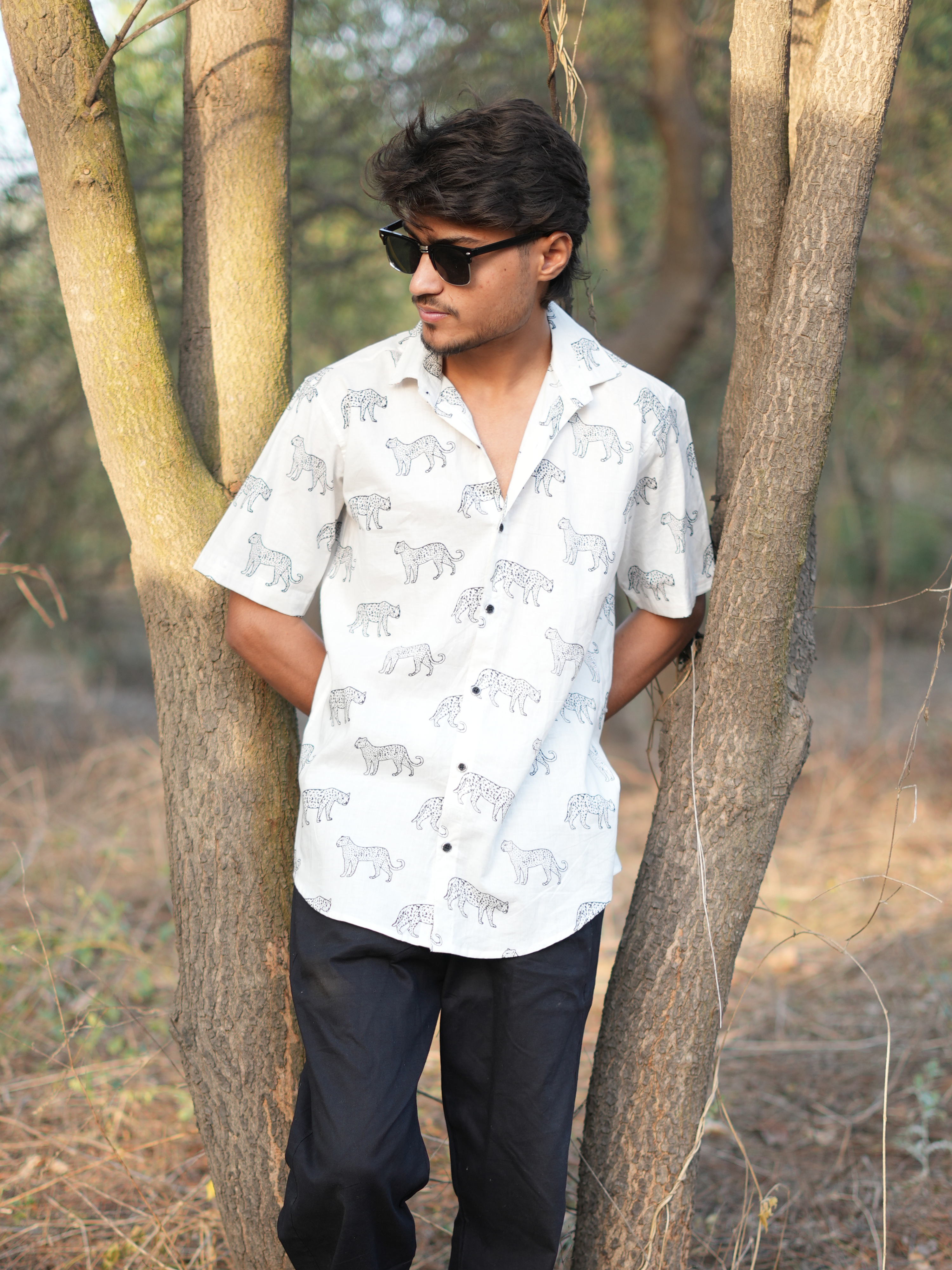 Ivory Chitra Wildcat Shirt