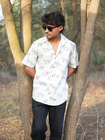 Ivory Chitra Wildcat Shirt