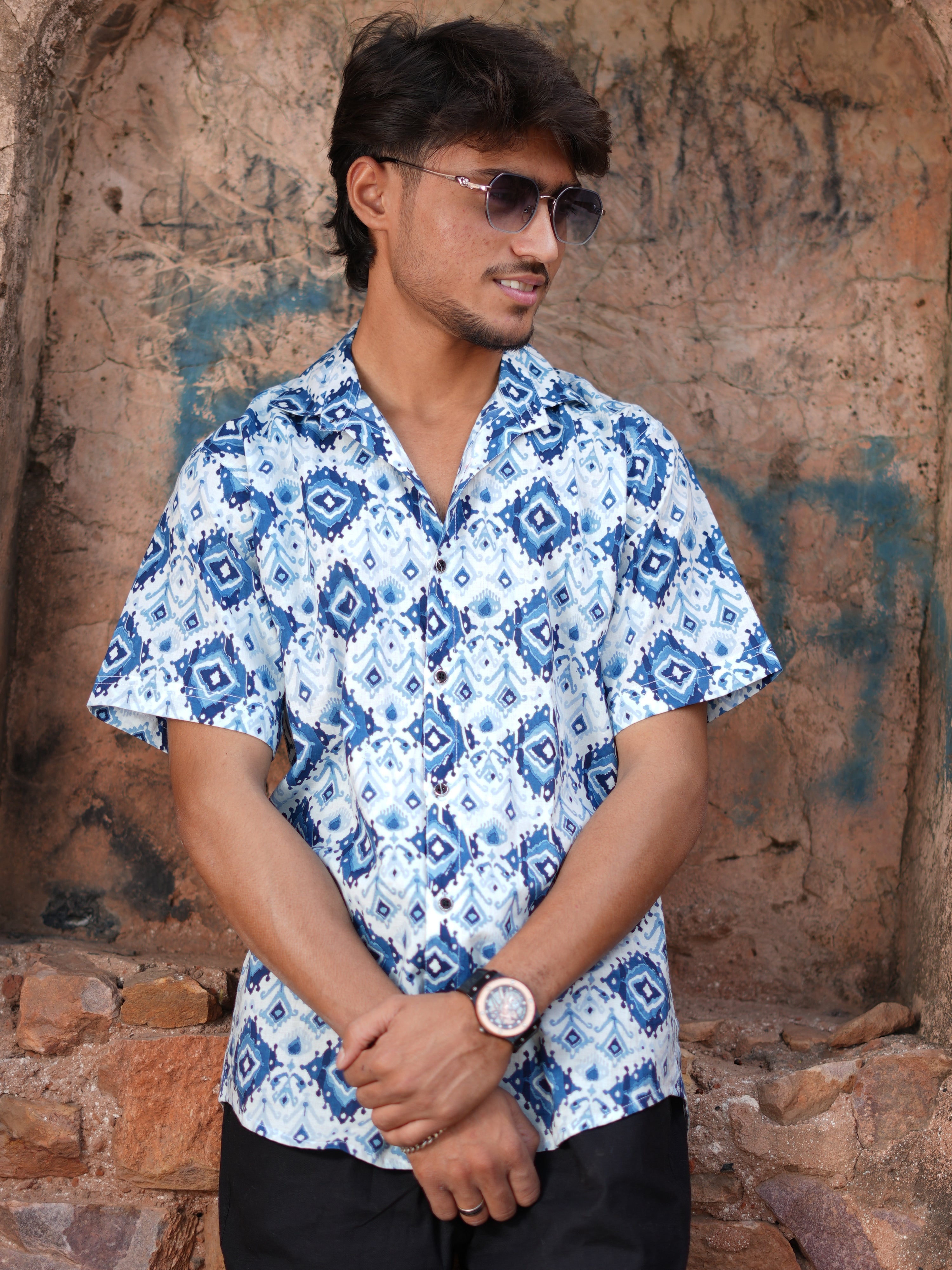 Azure Yantra Shirt