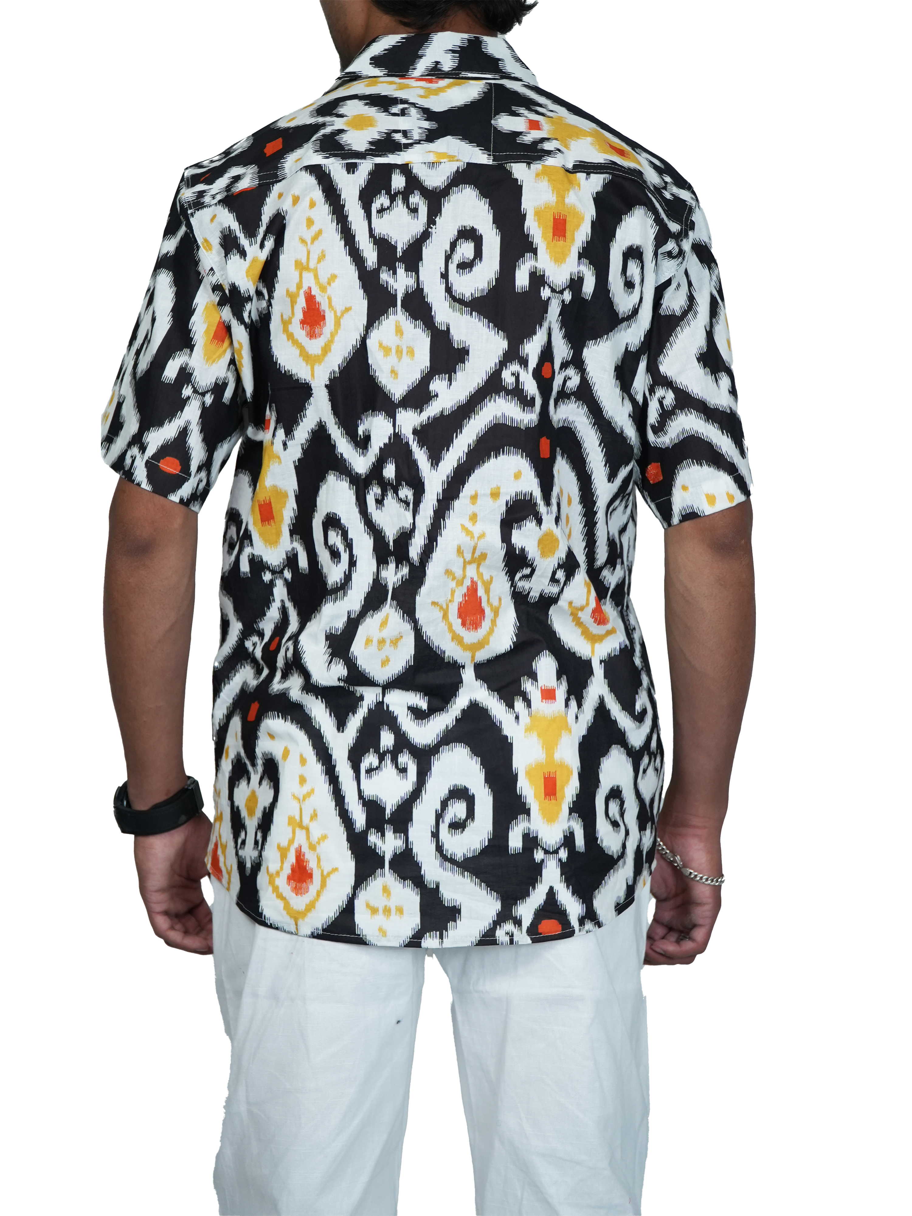 Monochrome Agni Ikat Shirt