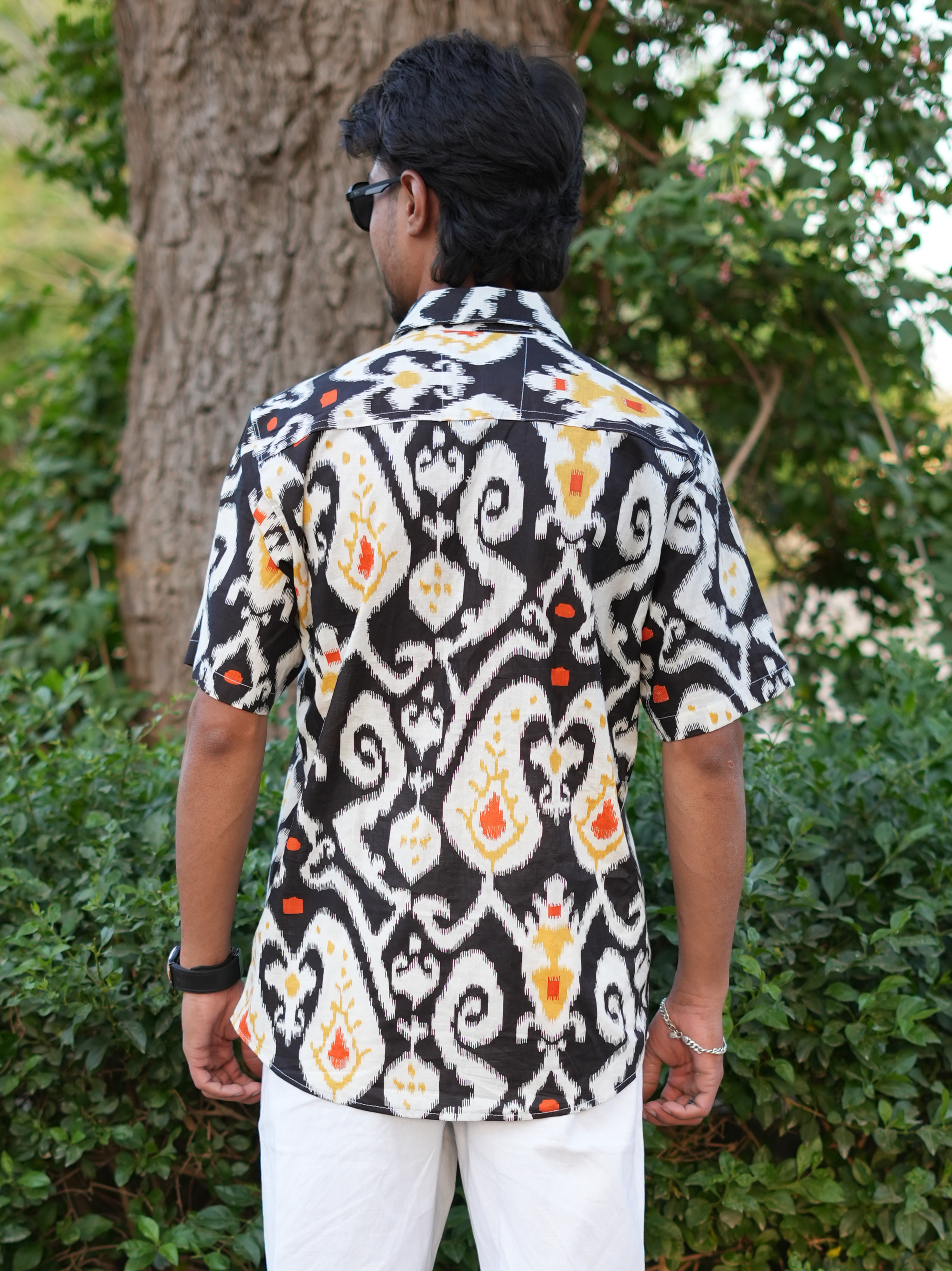 Monochrome Agni Ikat Shirt
