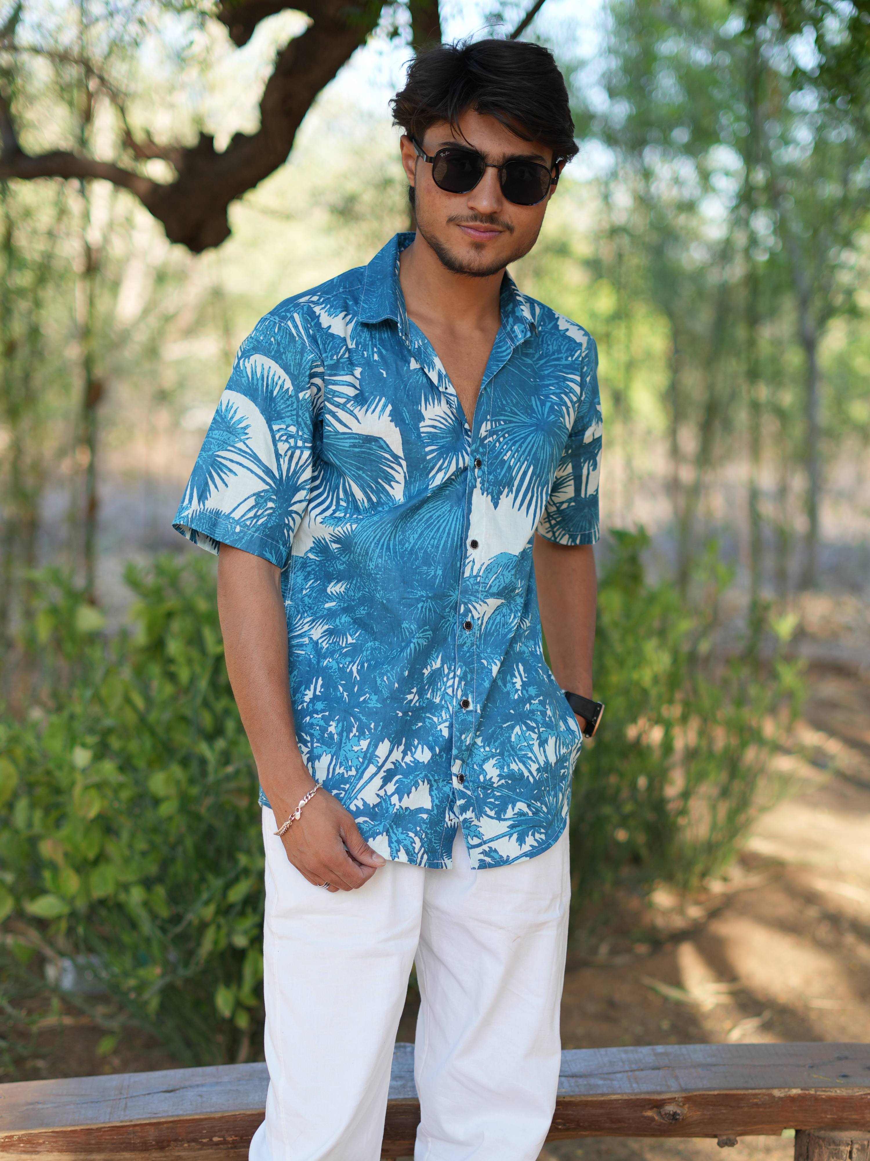 Azure Palm Vayu Shirt