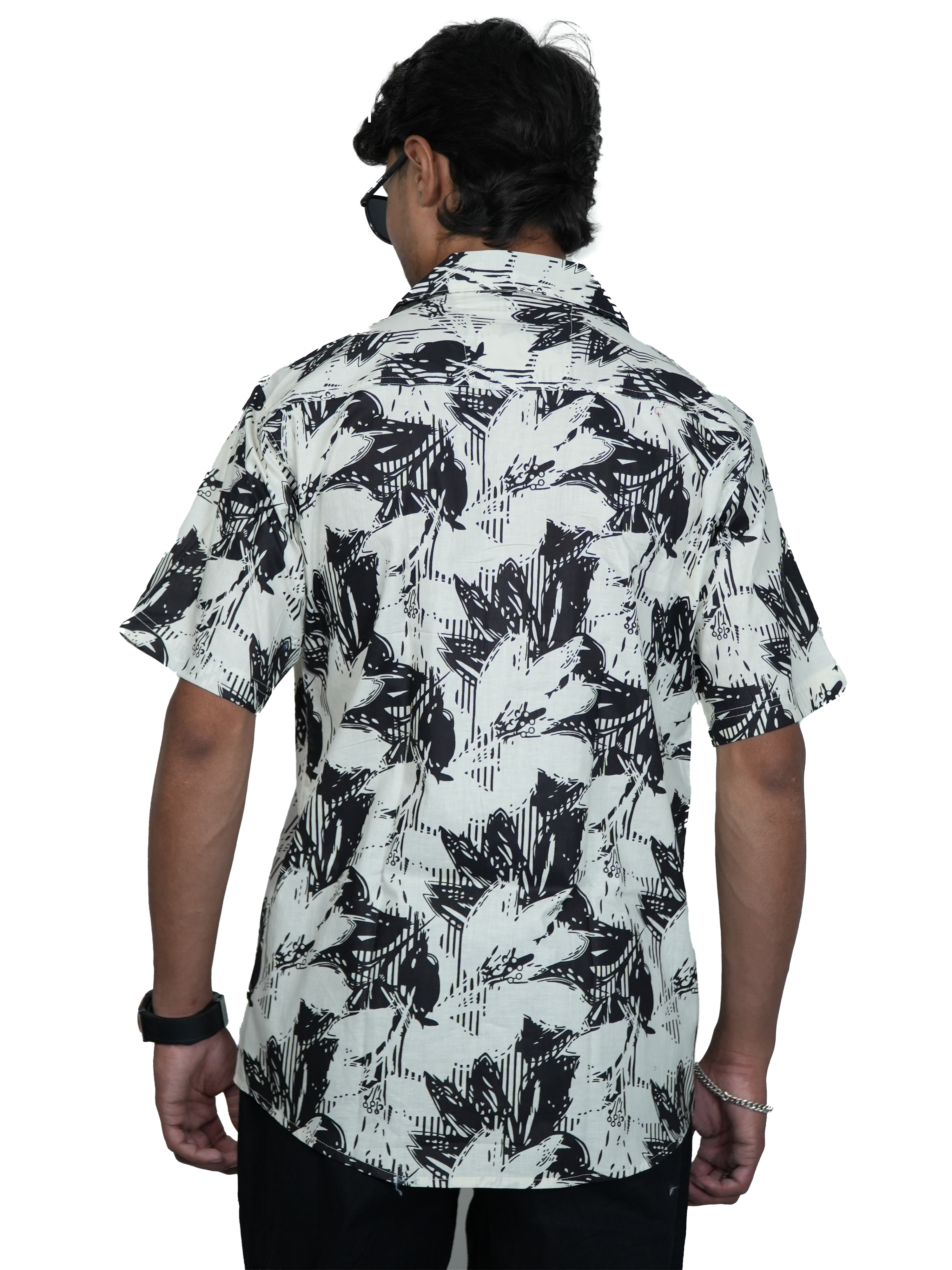 Ivory Shadow Bloom Shirt